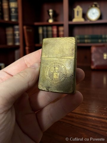 BRICHETEI ZIPPO 1937, productie timpurie, din alama