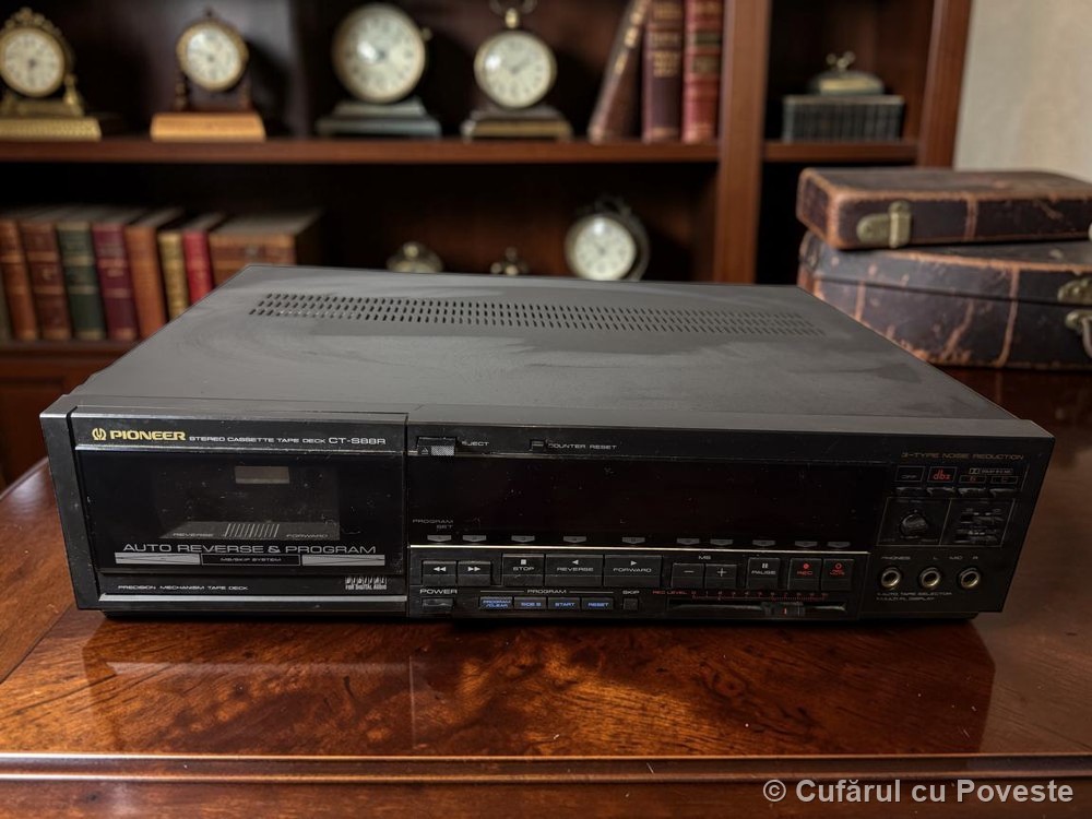 Deck casetofon Pioneer CT-S88R Auto Reverse DBX Made in Japan '84