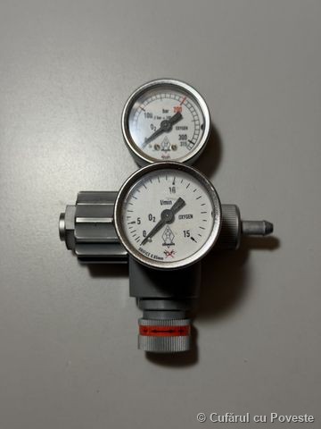 Regulator oxigen medical SMT ME 15R-O2, 200 bar, 15 l/min, Franța