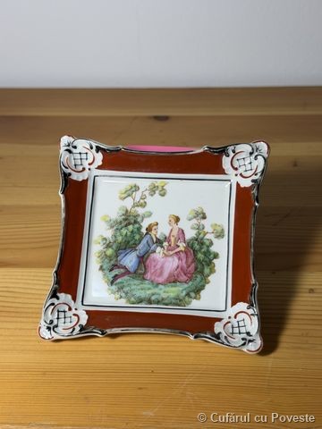 Rosenthal art nouveau victorian placa de perete antica
