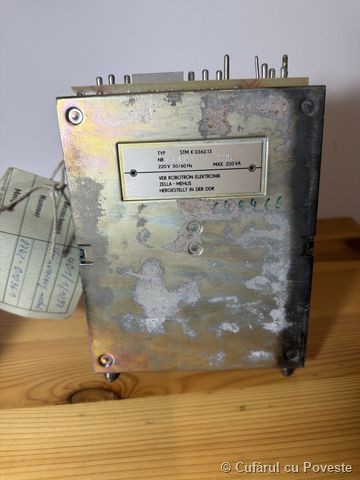 Sursă Alimentare Vintage Robotron STM K 0362.13 (220VA) – DDR / Retro Computing