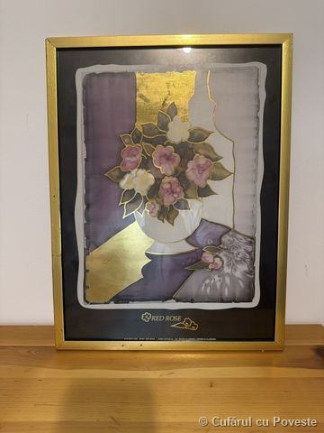Tablou Vintage Sara Moon 1991 – „Red Rose” – Poster de Colecție Înramat