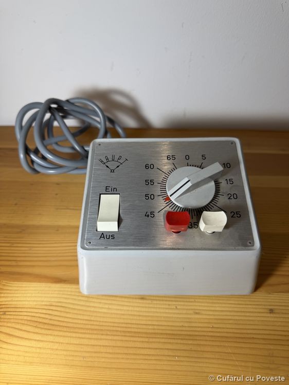 Timer analogic industrial HAUPT vintage german 0-65 min, 250V/10A