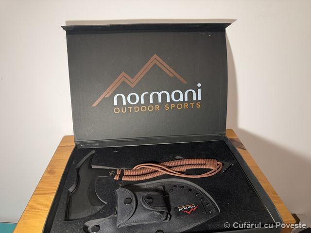 Topor Tactic Tomahawk Normani Outdoor | Full-Tang + Teacă MOLLE